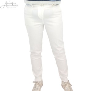 Z Red Button Broek Diana CRP smart Off white